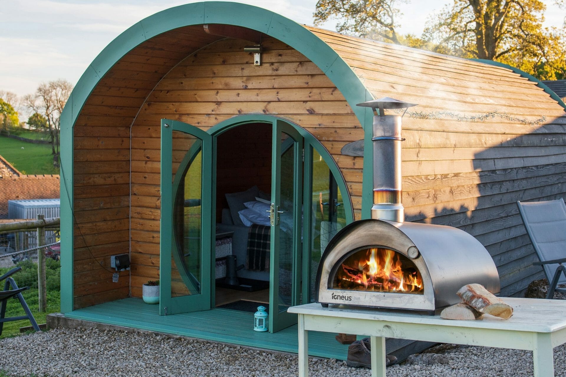 Hoe Grange Glamping Pod and Pizza Over