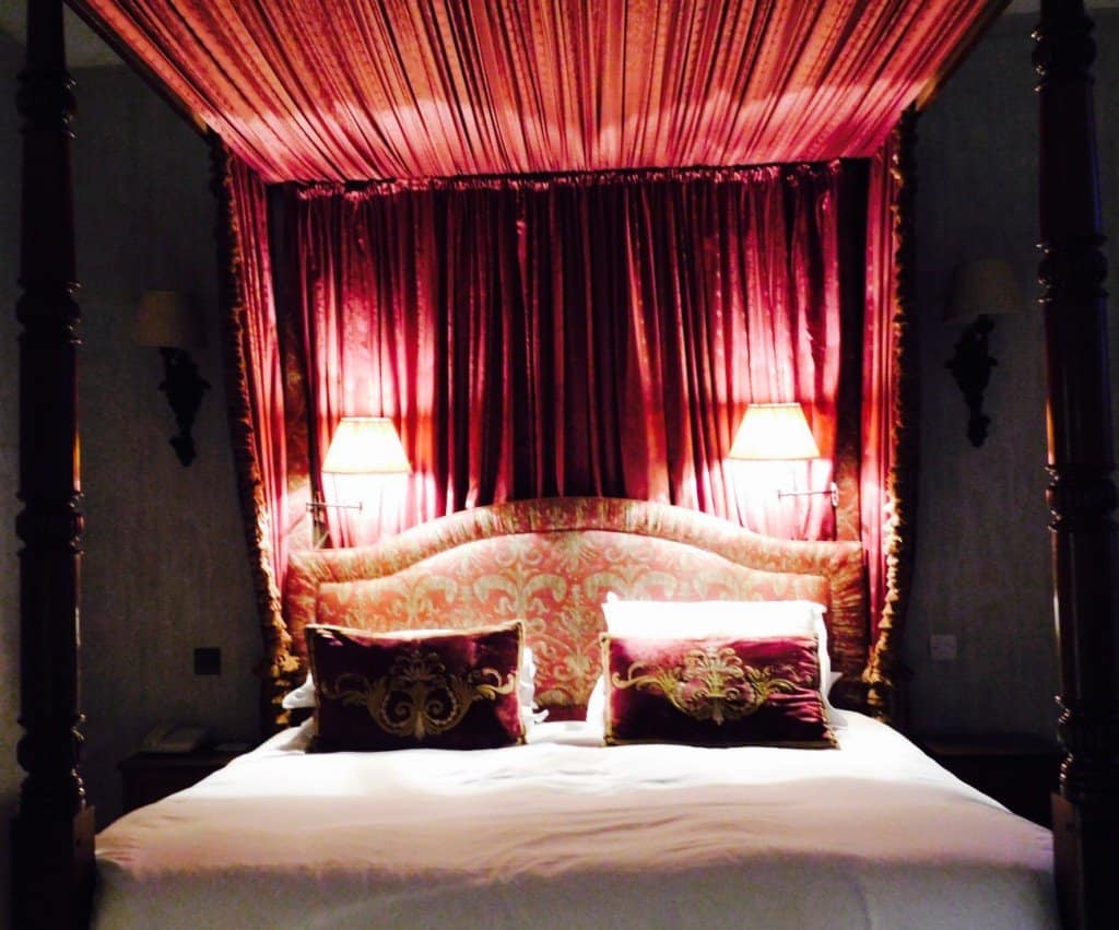 Our Four Poster Bed
