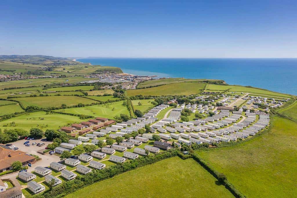 Aerial View of West Dorset Leisure Holidays