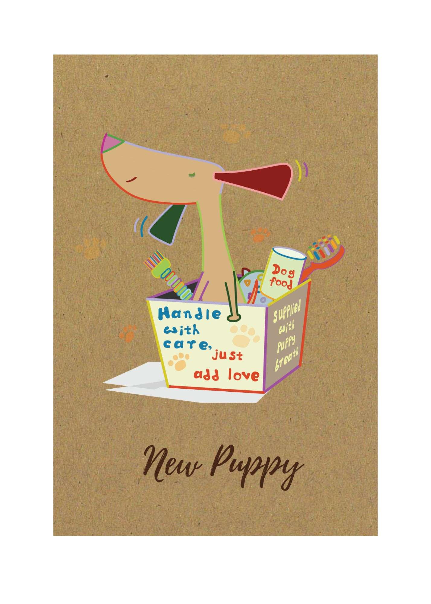Puppy Welcome Card