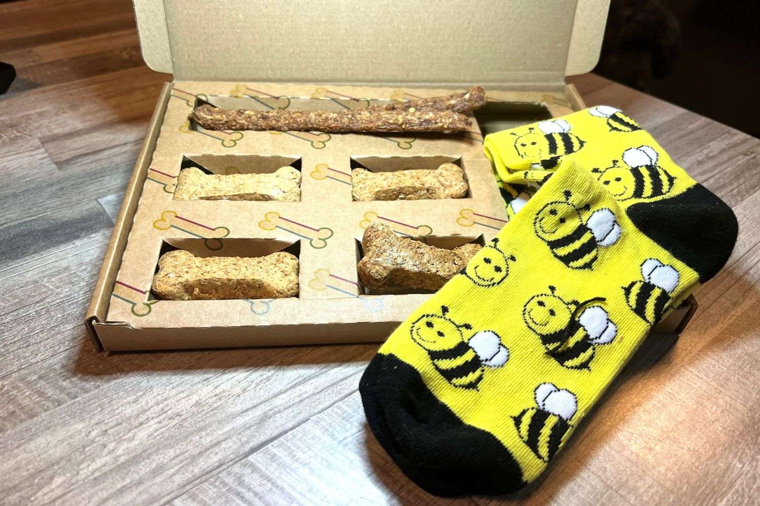 Send a Dog a Bone Sock Gift Box
