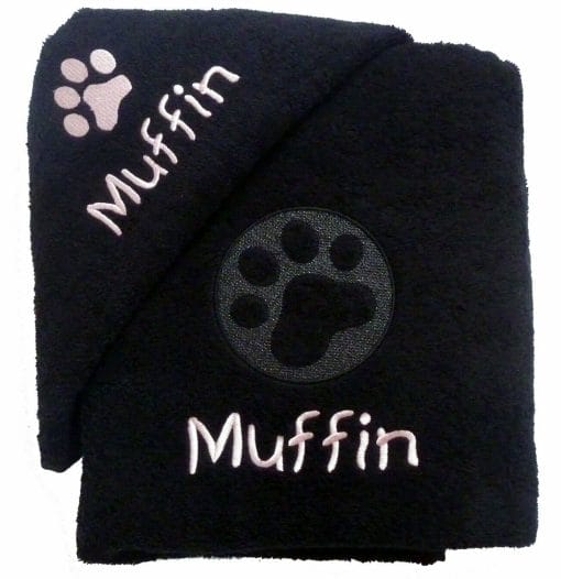 Personalised Dog Towel Set