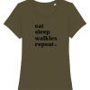 Eat Sleep Walkies Repeat Women’s T-Shirt