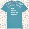Eat Sleep Walkies Repeat Summer T-Shirt