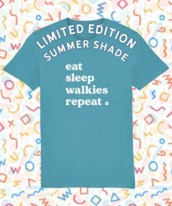 Eat Sleep Walkies Repeat Summer T-Shirt