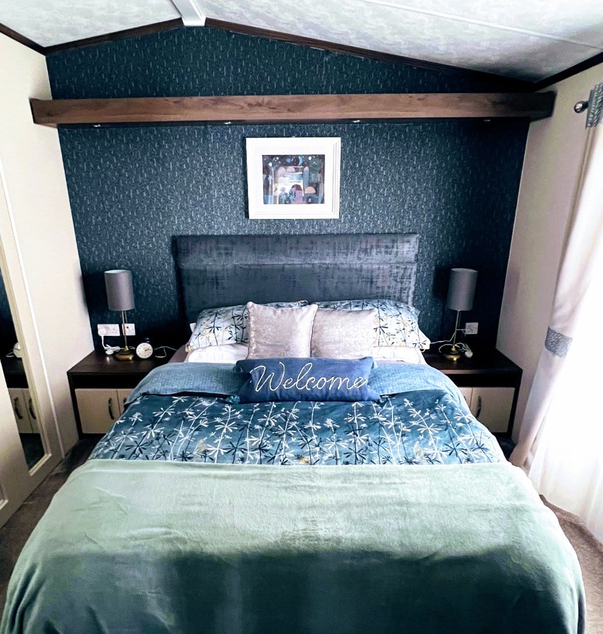 Bedroom at Lakeside Retreat Tallington Lakes