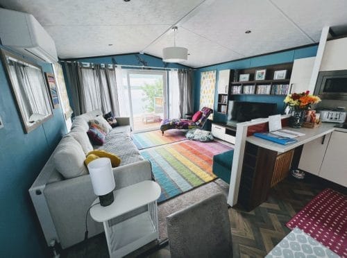Living Room at Lakeside Retreat Tallington Lakes