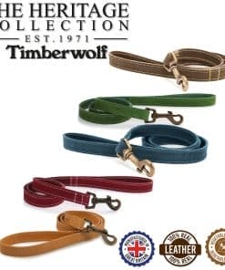 Timberwolf Leather Dog Lead